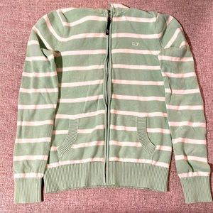 Vineyard Vines knit zip front hoodie